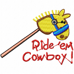 Cowboy And Hunter Embroidery Design 5 Cowboy And Hunter Embroidery Design 5